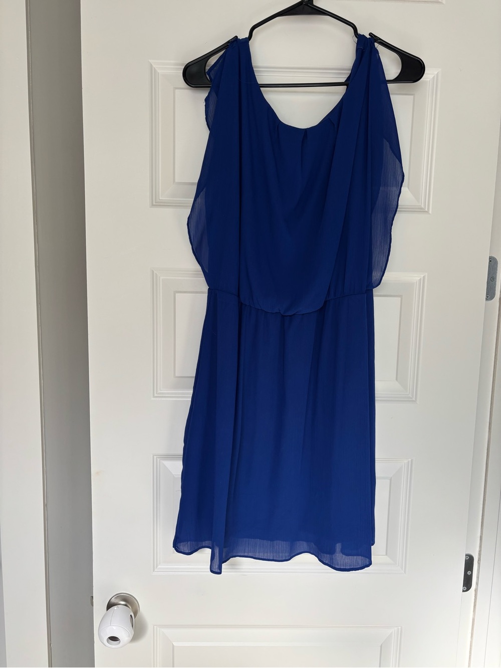 The Limited Royal Blue Chiffon Mini Dress